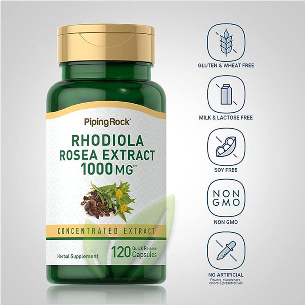 Rhodiola 1000 mg | 120 cápsulas