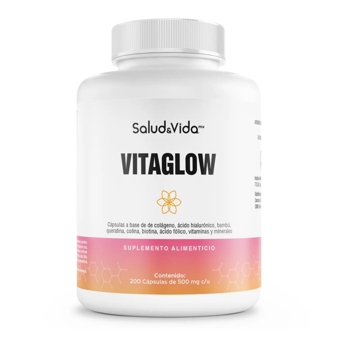 Vitaglow 500mg 200 Cápsulas