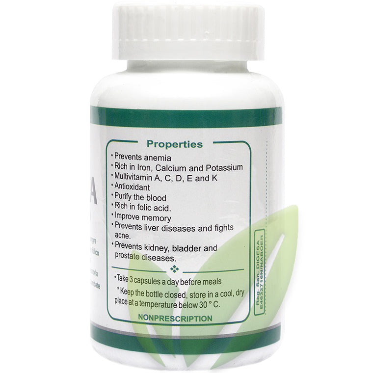 Alfalfa 500mg. 100 cápsulas - Fuente de hierro