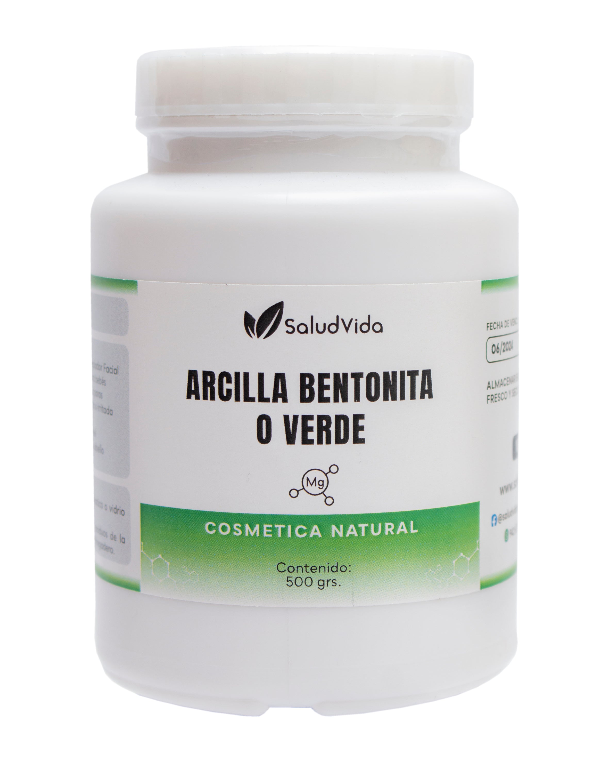 Arcilla bentonita natural (todo tipo de piel) | 500 g