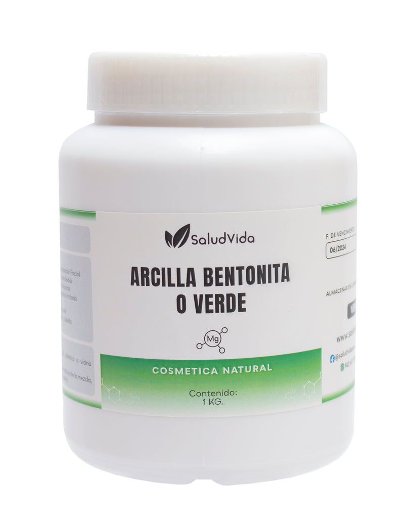 Arcilla bentonita natural (todo tipo de piel) | 1 Kg
