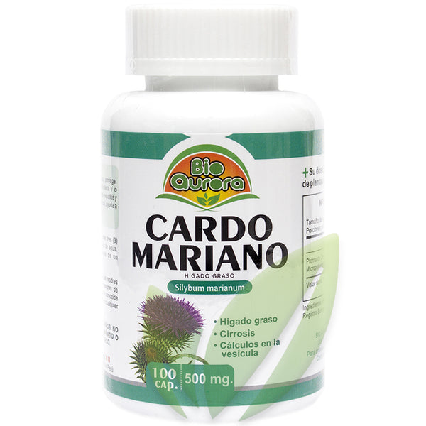 Cardo mariano 500 mg  100 cápsulas – Salud Vida Peru