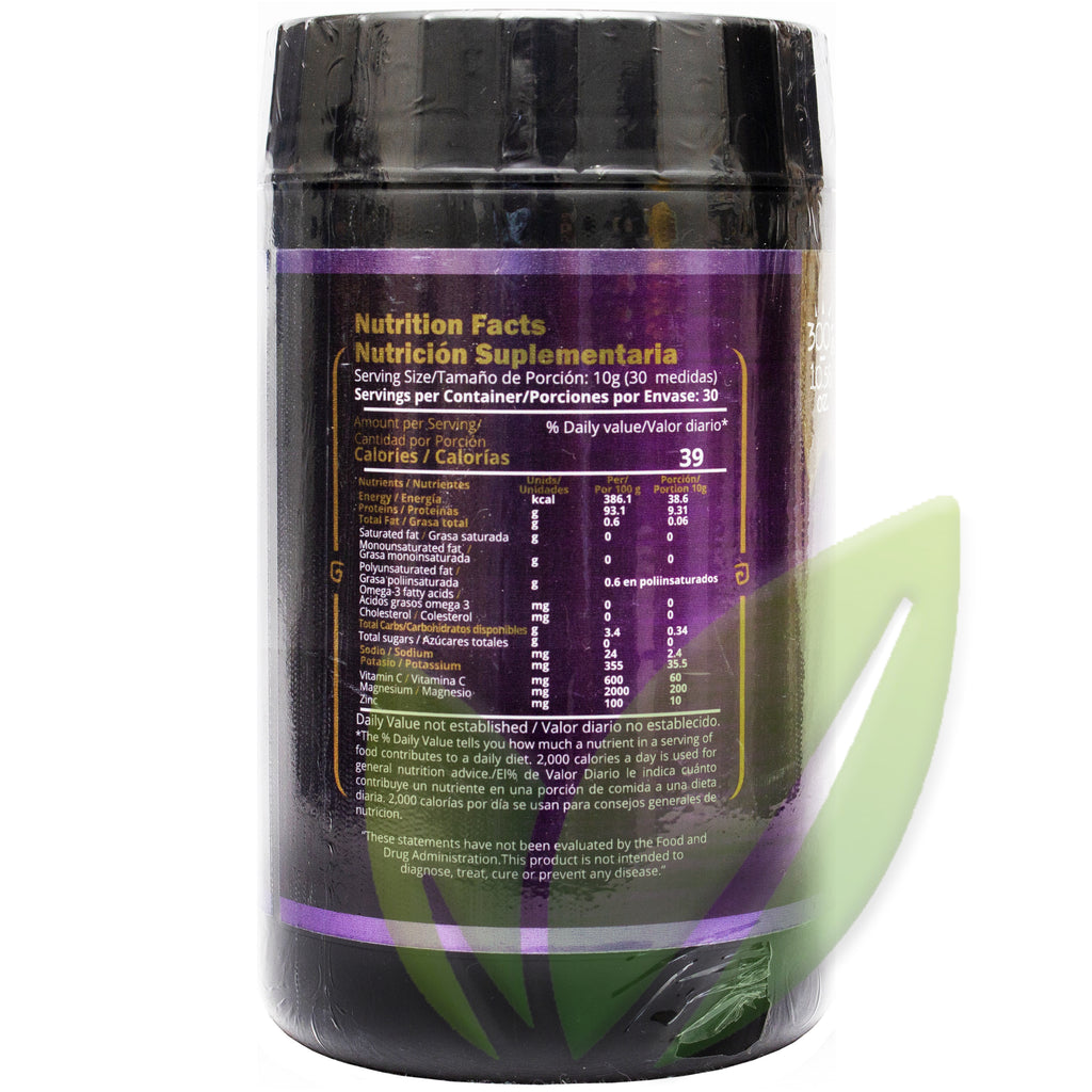 Colágeno en polvo hidrolizado premium + magnesio, zinc y vitamina C 300gr. venc. 08-2025