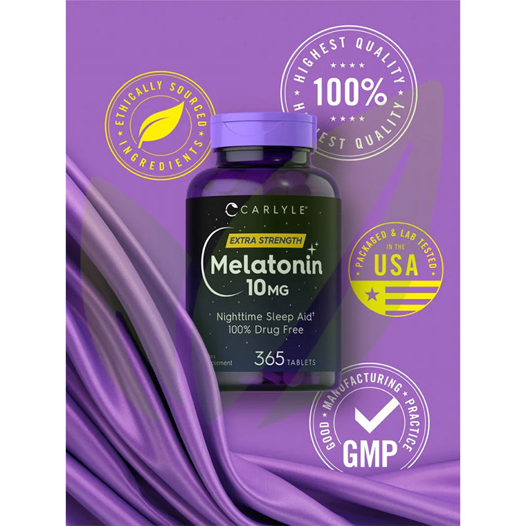 Melatonina 10 mg | 365 tabletas