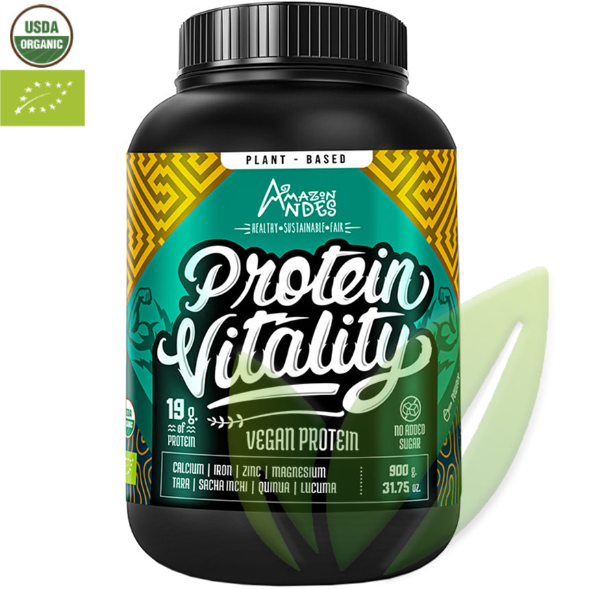 Protein Vitality - Proteína Vegana Orgánica | 900 g