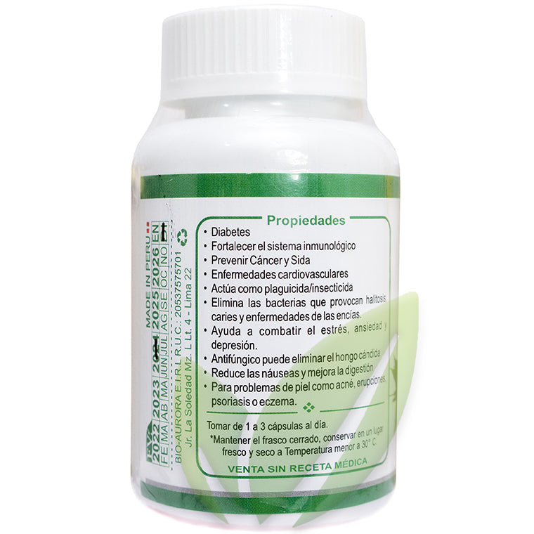 NEEM 100 CÁPSULAS 500MG | Diabetes, Cáncer, Estrés, Ansiedad, Depresión.