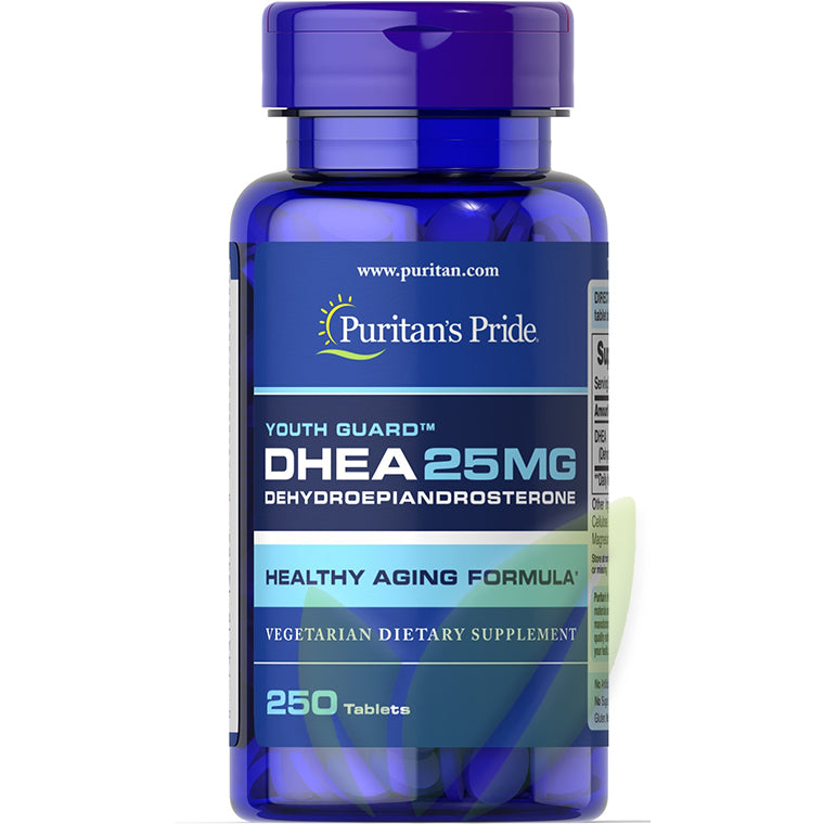 DHEA 25 mg | 250 tabletas | Expira 05/25