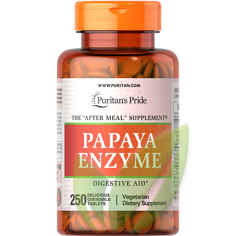 Enzimas de Papaya | 250 tabletas masticables | Expira 10/24