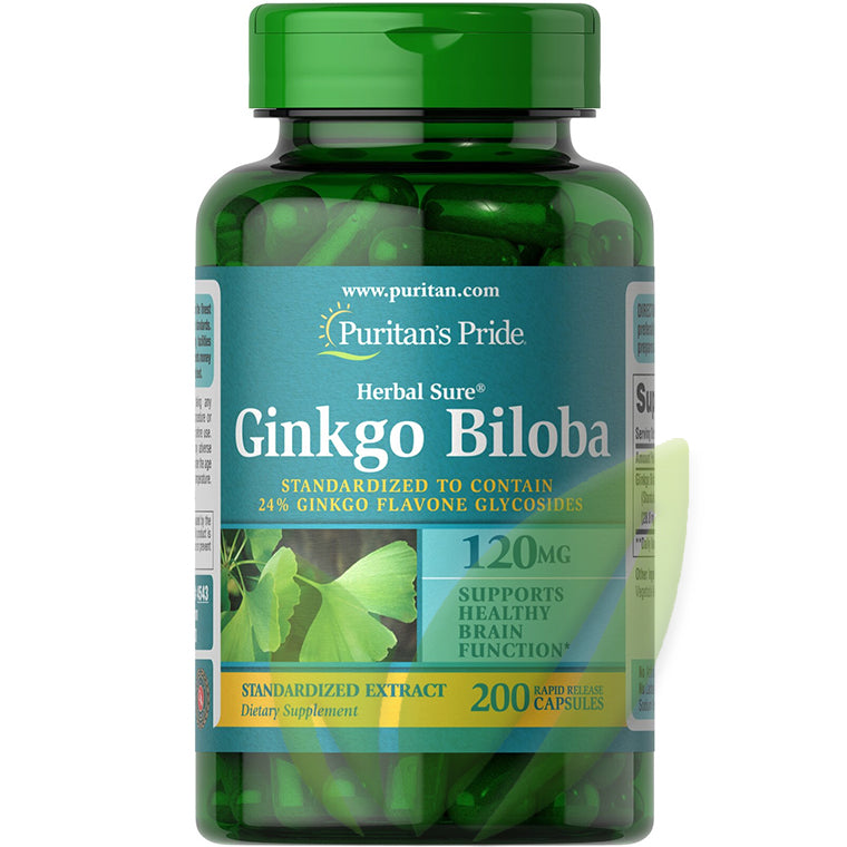 Ginkgo biloba 120 mg | 200 cápsulas