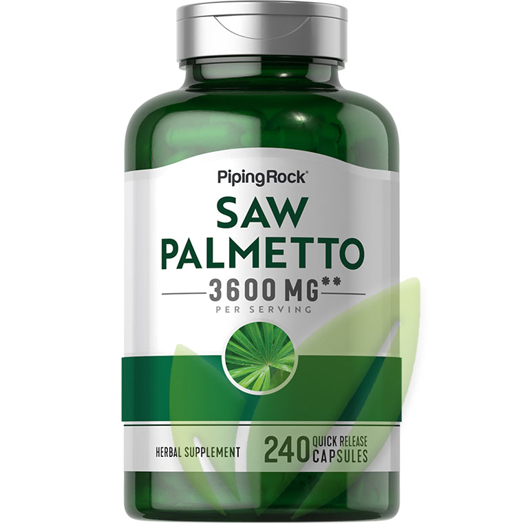 Saw Palmetto 3600 mg p/s | 240 cápsulas | Expira 03/25