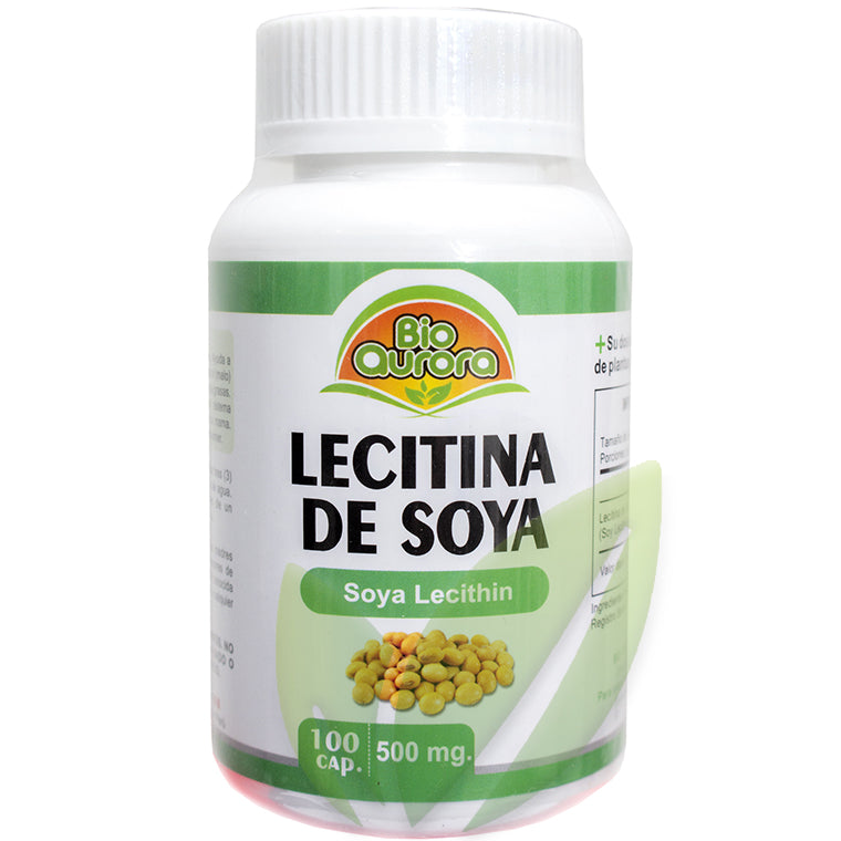 Lecitina de soya 500 mg | 100 cápsulas